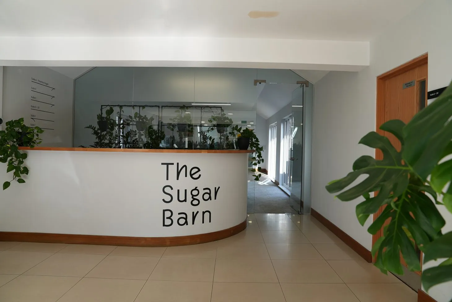 The Sugar Barn reception